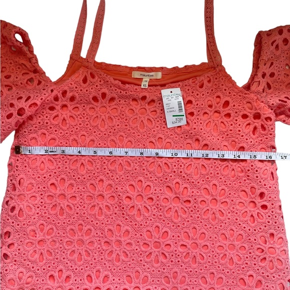 Maurices XS drop sleeve top. Easter Spring Summer blouse - Picture 3 of 7